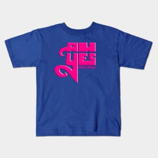 AHyes (Pink) Kids T-Shirt